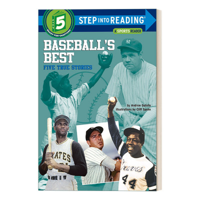 英文原版 Step Into Reading 5 - Baseball's Best: Five True Stories 关于棒球的五个真实故事 兰登分级读物 进口英语原版书籍