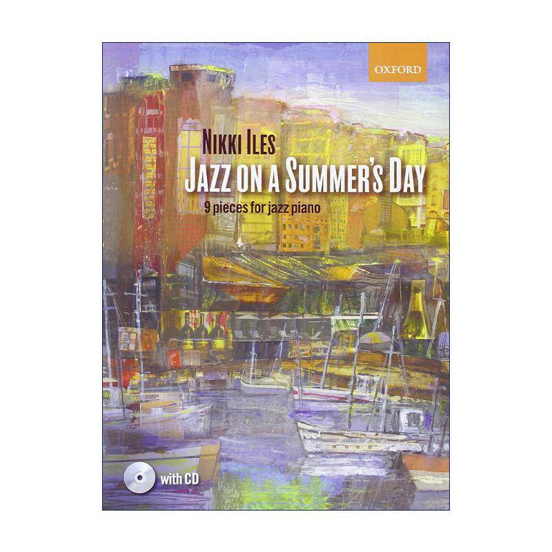英文原版 Jazz on a Summer's Day 爵士之夏 钢琴爵士乐曲谱 英皇钢琴考级练习 英文版 进口英语原版书籍