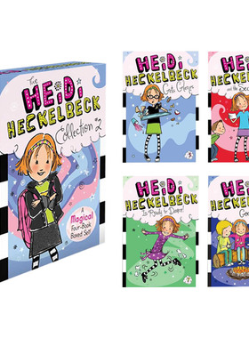 小女巫海蒂5-8册 The Heidi Heckelbeck Collection 2 英文原版英语插图桥梁章节书 儿童校园故事 幽默逗趣 进口书籍