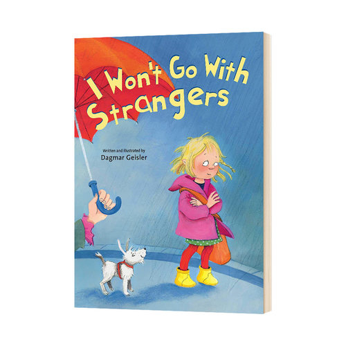 我不跟你走 儿童安全教育绘本 I Won't Go With Strangers 英文原版亲子阅读读物 进口英语书籍