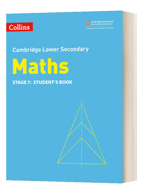 柯林斯剑桥初中数学学生用书 七年级 Collins Cambridge Lower Secondary Maths Stage 7 英文原版中学教辅 进口英语书籍