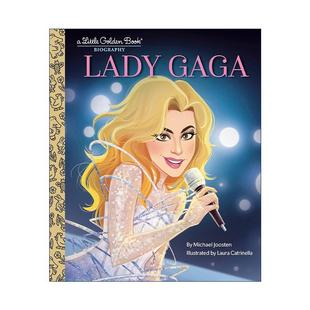英文原版 書籍 英文版 Book Little 進口英語原版 美國流行樂女歌手傳記 Gaga 蘭登書屋精裝 小金書 Biographies Lady Golden