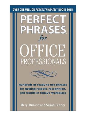 英文原版 Perfect Phrases for Office Professionals 给办公室专业人士的完美用语 英文版 进口英语原版书籍