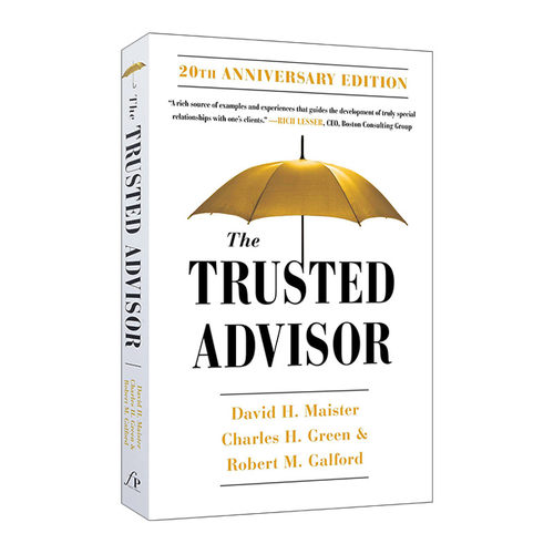 英文原版 The Trusted Advisor 值得信赖的顾问 成为客户心中无可替代的人 20周年版 英文版 进口英语原版书籍