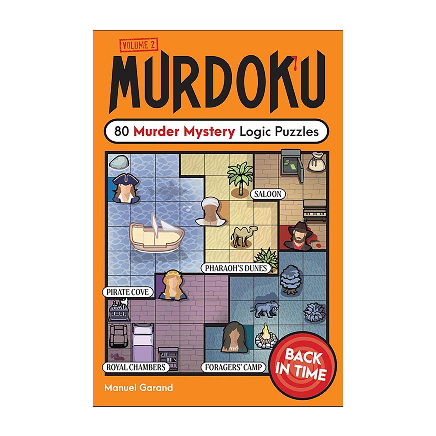 英文原版 Murdoku Volume 2 谜案数独卷二 回到过去 80个推理逻辑谜题 英文版 进口英语原版书籍