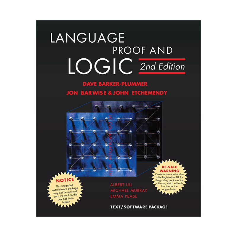 英文原版 Language Proof and Logic语言证明与逻辑第二版计算机信息技术 David Barker-Plummer英文版进口英语原版书籍