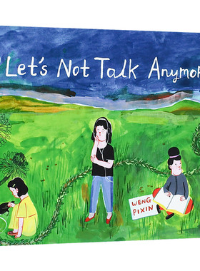 我们别再说了 家族叙事 Let's Not Talk Anymore 英文原版儿童漫画绘本  少儿英语启蒙书籍