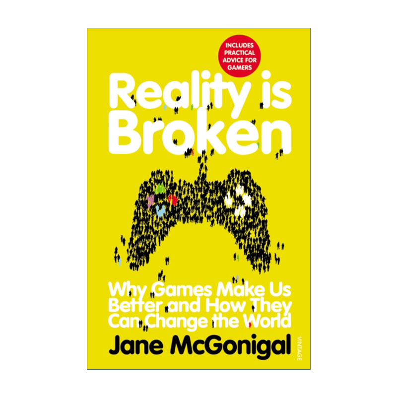 Reality is Broken 游戏改变世界 游戏化如何让现实变得更美好 简麦戈尼格尔 英文原版社科读物 进口英语书籍