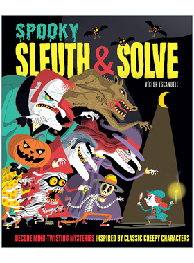 Sleuth & Solve: Spooky 侦探解密 恐怖篇 精装