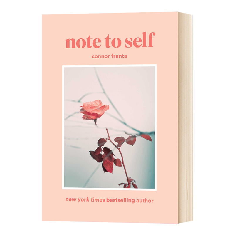 给自己的留言 Note to Self 写给自己 YouTube 红人网红康康 康妮新书 Connor Franta 精装 英文原版人物传记 英文版进口英语书籍
