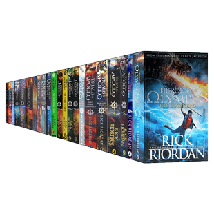 Percy Jackson 波西杰克逊全套22册 神火之盗/奥林匹斯英雄/埃及守护神/马格纳斯与仙宫之神/阿波罗的审判 英文原版科幻小说