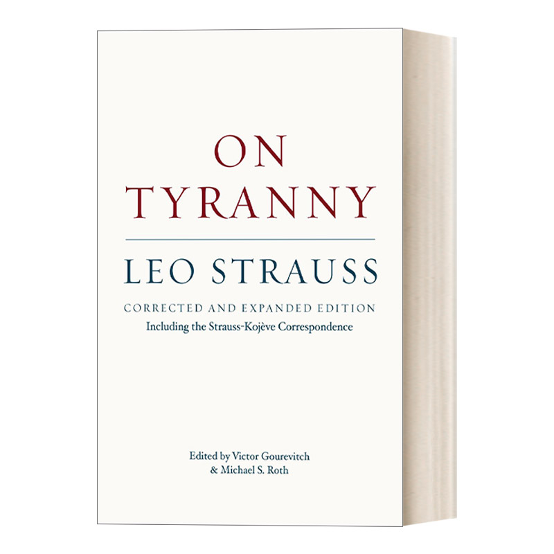 英文原版 On Tyranny Corrected and Expanded Edition 论僭政 色诺芬《希耶罗》义疏 豆瓣高分推荐 Leo Strauss 英文版 进口书