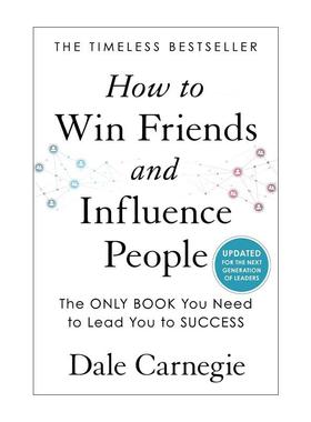 英文原版 How to Win Friends and Influence People 人性的弱点 更新版 卡耐基 英文版 进口英语原版书籍