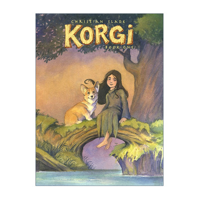 英文原版 Korgi 01 Sprouting Wings! 柯吉系列01 长出翅膀 儿童冒险幻想漫画 Christian Slade 英文版 进口英语原版书籍