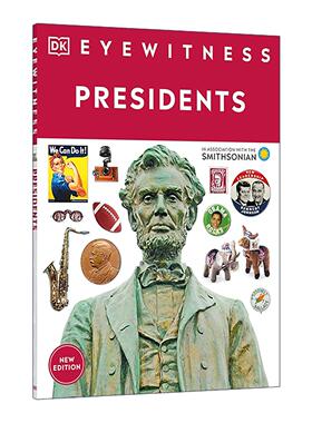 英文原版 DK Eyewitness Presidents 目击者系列 美国总统 儿童历史科普百科全彩插图读物 英文版 进口英语原版书籍