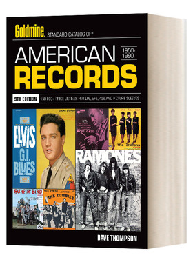 英文原版 Standard Catalog of American Records 1950-1990 1950-1990年美国唱片标准目录 英文版 进口英语原版书籍