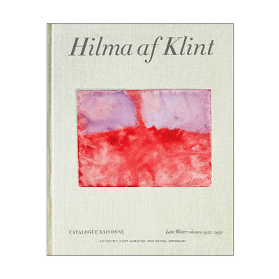 英文原版 Hilma af Klint Catalogue Raisonne 6 希尔玛·艾夫·克林特 作品全集6 晚期水彩画作 精装 英文版 进口英语原版书籍