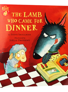 Let's Read Together系列3 吃饭的狼 The Lamb Who Came for Dinner 英文原版儿童英语故事图画绘本 进口英语启蒙书籍