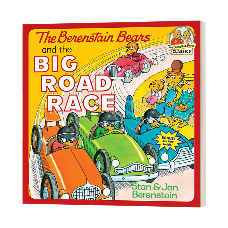 bears and the big road race 英文原版儿童英语启蒙认知亲子绘本