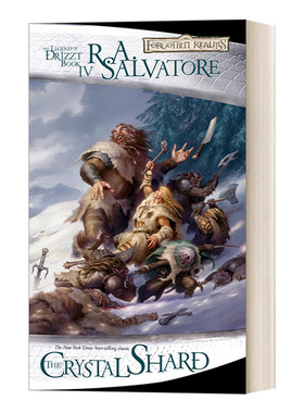 The Crystal Shard Legend of Drizzt Icewind Dale Trilogy Book 1 龙与地下城 崔斯特传奇 冰风谷三部曲1 碎魔晶 英文原版小说