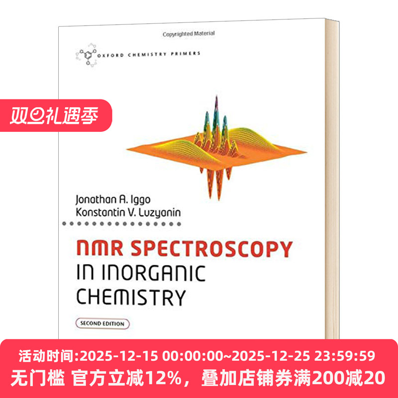 英文原版 NMR Spectroscopy in Inorganic Chemistry 核磁共振波谱在无机化学中的应用 英文版 进口英语原版书籍