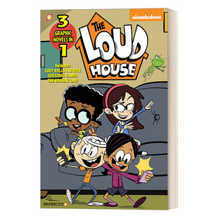 儿童漫画 House 英文原版 喧闹一家亲漫画小说三合一13 Loud The