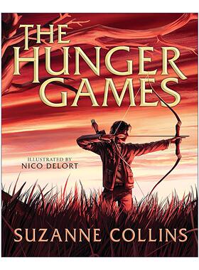 英文原版 The Hunger Games 饥饿游戏1 精装插图版 英文版 进口英语原版书籍
