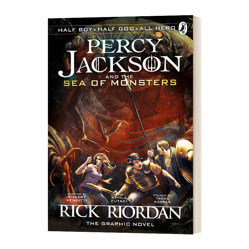 波西 杰克逊与魔兽之海 漫画#2 Percy Jackson and the Sea of Monsters The Graphic Novel 英文原版漫画 进口英语书籍