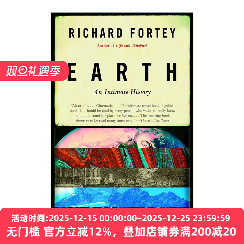 英文原版 Earth 地球简史 生命简史作者Richard Fortey理查德·福提 英文版 进口英语原版书籍