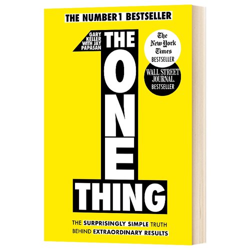 重要的事 只有一件 成功从聚焦一件事开始 The One Thing 英文原版企业管理读物 加里凯勒 杰帕帕森 进口原版英语书籍