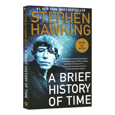 时间简史 史蒂芬霍金 A Brief History of Time 英文原版科学读物 进口英语书籍