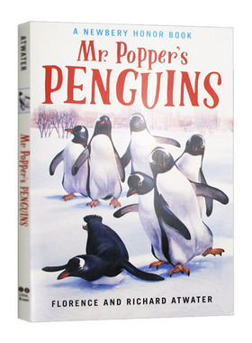 波普先生的企鹅 Mr Popper's Penguins 纽伯瑞儿童文学奖银奖 英文原版国际大奖小说 理查德阿特沃特 Richard Atwater 英文版书籍