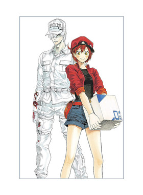 Cells at Work! Complete Manga Box Set! 工作细胞 6卷完整集盒装套装 漫画
