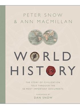 英文原版 Treasures of World History 世界历史瑰宝 50篇文件中的文明故事 精装 英文版 进口英语原版书籍