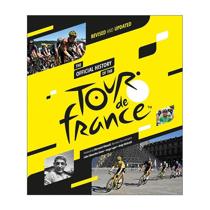 英文原版 The Official History of the Tour de France 环法自行车赛官方历史 新版纪念画册精装 博纳·伊诺序 进口英语原版书籍