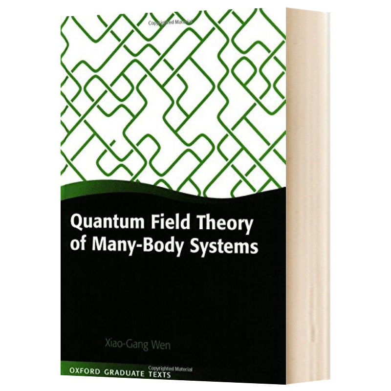 多物体系统量子场理论 从声源到光电子源 Quantum Field Theory of Many-Body Systems 英文原版科学技术读物 进口英语书籍
