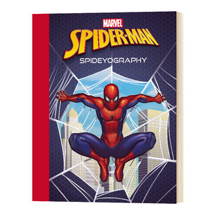 Man Spideyography 漫威 漫威蜘蛛侠图集 英文原版 Spider 蜘蛛侠超级英雄 儿童读物进口英语书籍 Marvels
