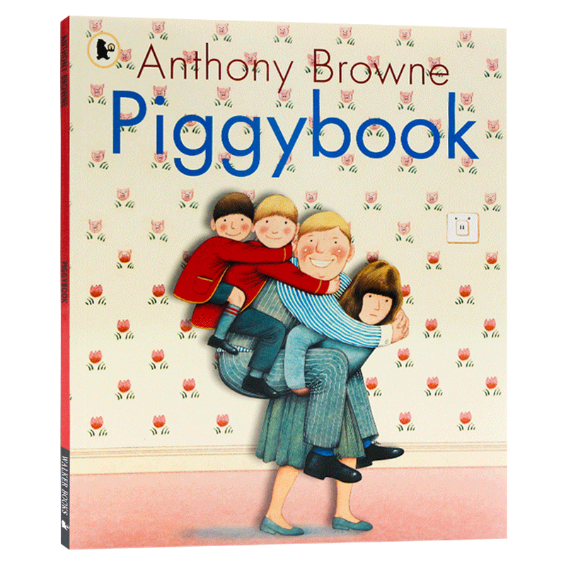 朱家故事 Piggybook 安东尼布朗 Anthony Browne 吴敏兰推荐书单 英文原版绘本 儿童英语启蒙图画进口故事书籍