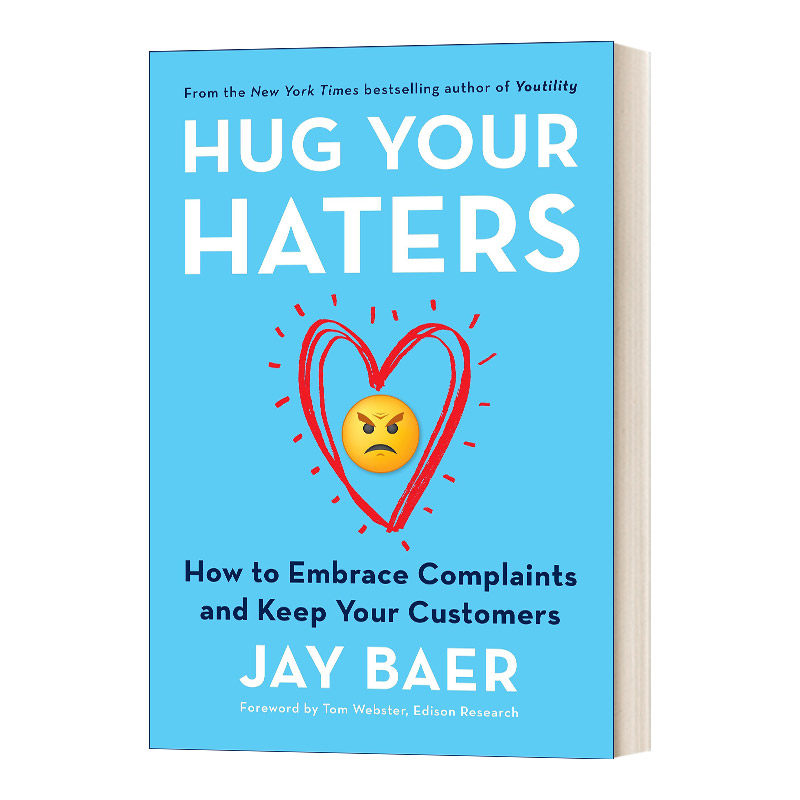 拥抱你的仇敌 Hug Your Haters 精装 英文原版企业管理读物 进口英语书籍