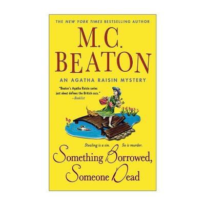 英文原版 Something Borrowed Someone Dead 借来的东西 死了的人 阿加莎·瑞森探案集 英文版 进口英语原版书籍