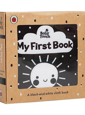 Baby Touch My First Book a black-and-white cloth book 宝宝触摸书 黑白书 英文原版儿童绘本 进口英语书籍