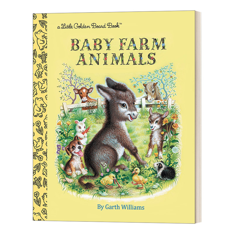 宝宝农场动物兰登书屋纸板小金书