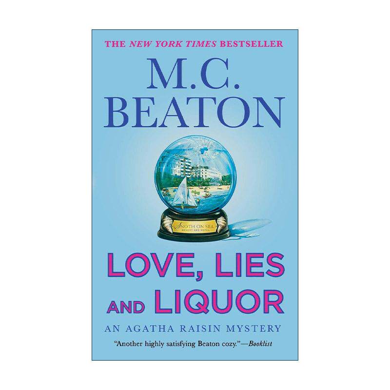 英文原版 Love Lies and Liquor 爱情 谎言和酒 阿加莎·瑞森探案集 英文版 进口英语原版书籍