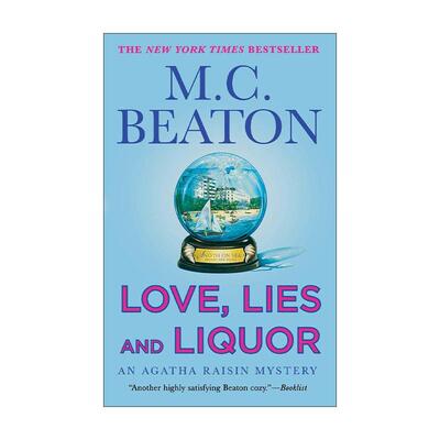 英文原版 Love Lies and Liquor 爱情 谎言和酒 阿加莎·瑞森探案集 英文版 进口英语原版书籍