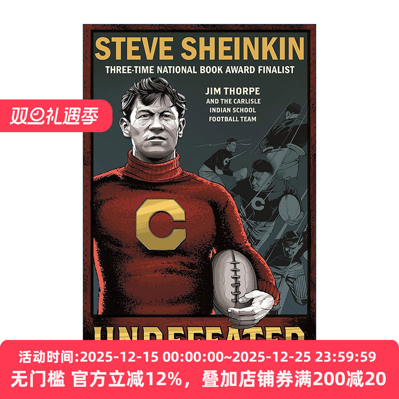 英文原版 Undefeated 不败 吉姆·索普和卡莱尔印第安人学校足球队 英文版 进口英语原版书籍