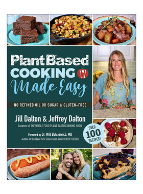 Plant Based Cooking Made Easy 简易植物性烹饪终极指南 健康素食食谱 Jill Dalton