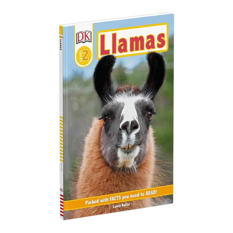 DK分级读物L2 美洲驼 精装 DK Readers Level 2 Llamas 英文原版儿童读物 进口英语课外阅读书籍