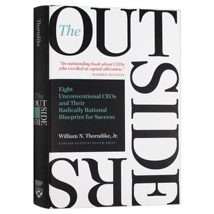 商界局外人 巴菲特尤为看重的八项企业家特质 The Outsiders 威廉桑代克 英文原版投资的视角看待管理 进口企业管理书籍