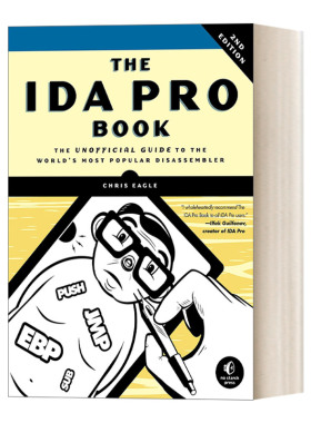 英文原版 The IDA Pro Book 2nd Edition IDA Pro权威指南 第2版 计算机 豆瓣高分推荐 Chris Eagle 英文版 进口英语原版书籍