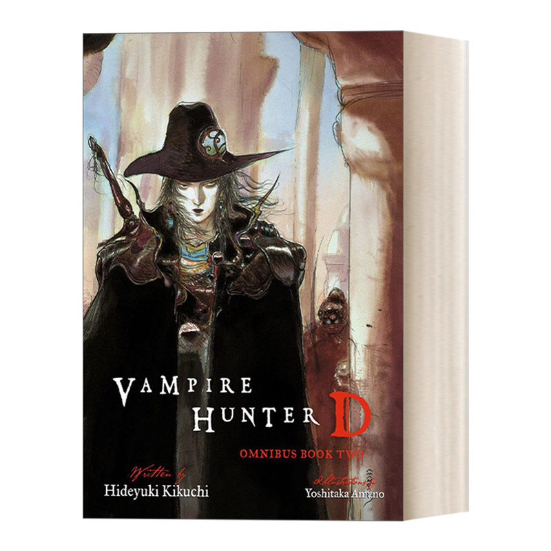 英文原版 Vampire Hunter D Omnibus Book Two吸血鬼猎人D系列二 4 5 6卷合集恐怖奇幻日本漫画轻小说天野喜孝插图菊地秀行